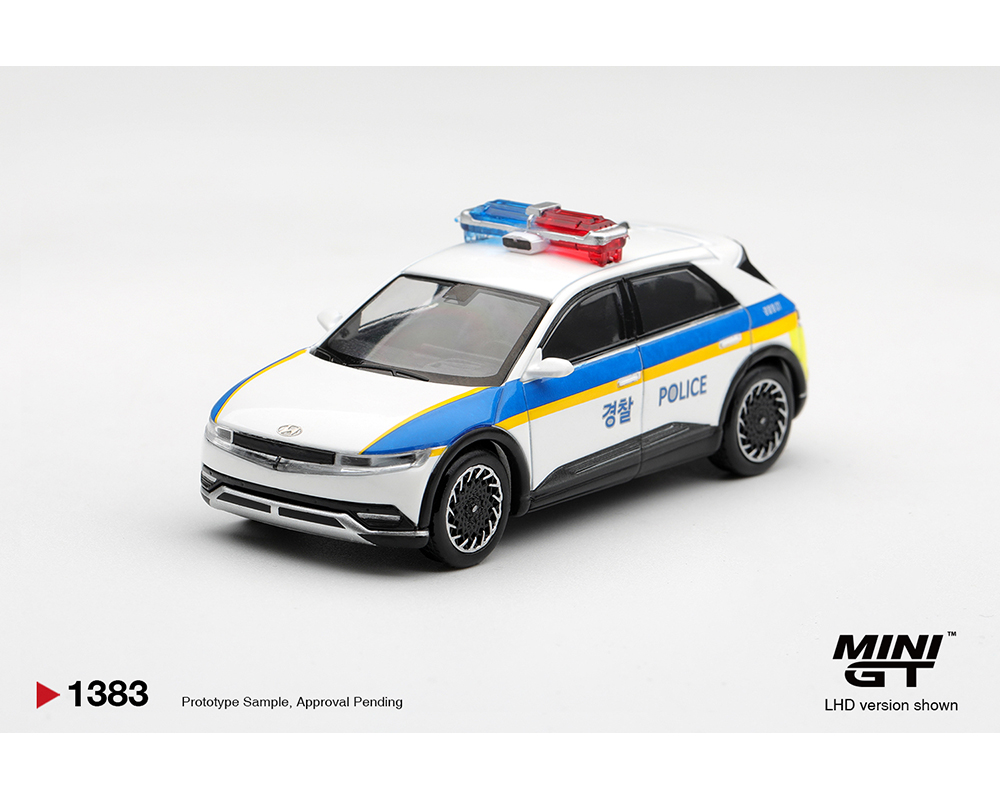 (Preorder) Mini GT 1:64 Hyundai Ioniq 5 Police Car - Korea Exclusives - Limited Edition - Image 2