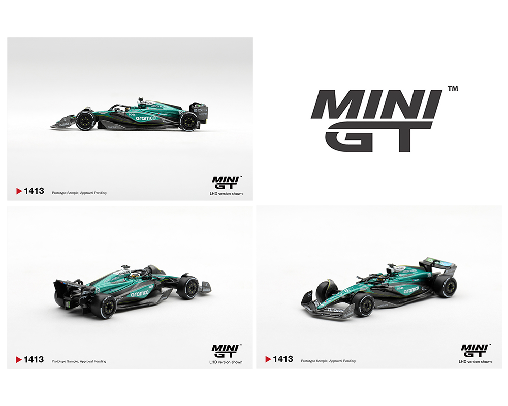 (Preorder) Mini GT 1:64 Aston Martin AMR24 #18 Lance Stroll 2024 F1 2024 Las Vegas GP - Limited Edition