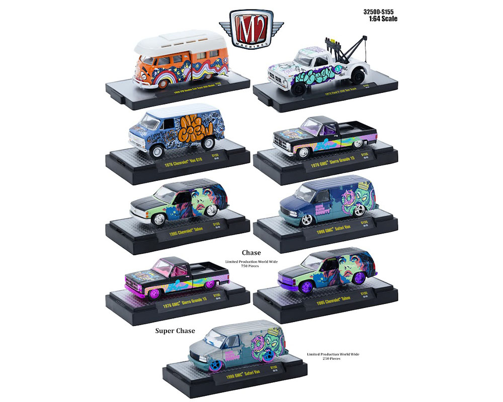(Preorder) M2 Machines 1:64 Auto-Thentics Release S155 Assortment - Image 2