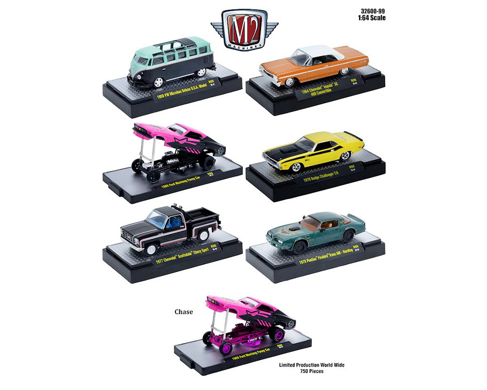 (Preorder) M2 Machines 1:64 Detroit-Muscle Release 99 Assortment - Image 2
