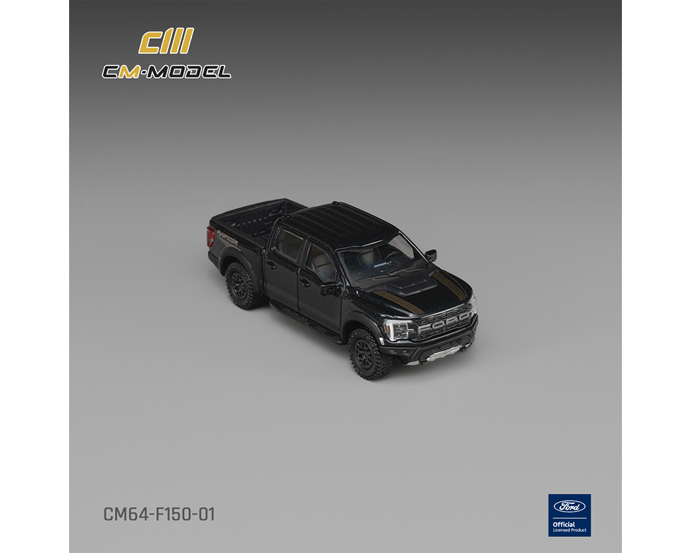 (Preorder) CM Model 1:64 Ford F-150 Raptor - Agate Black - Mijo Exclusives Limited Edition - Image 3