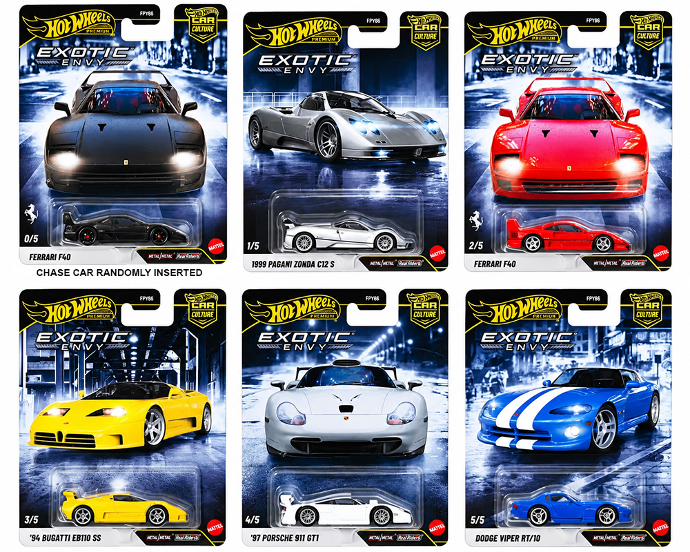 (Preorder) Hot Wheels 1:64 Car Culture 2027 B Release - Exotic