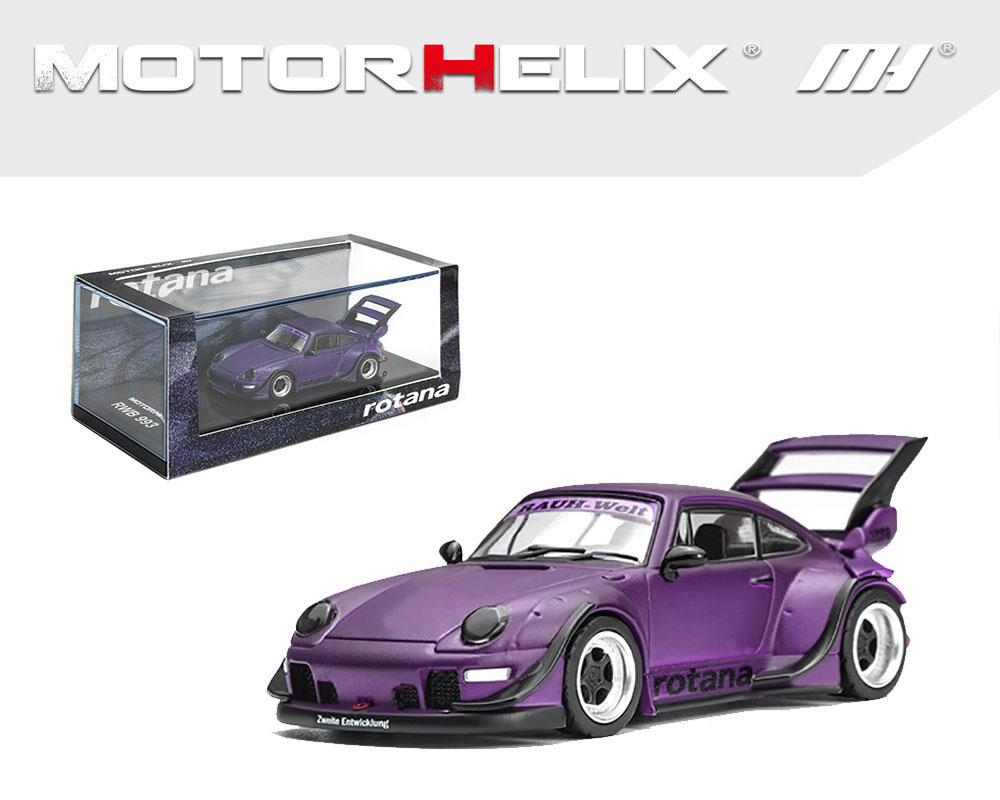 (Preorder) Motor Helix 1:64 RWB 993 Rotana - Purple - Special Edition