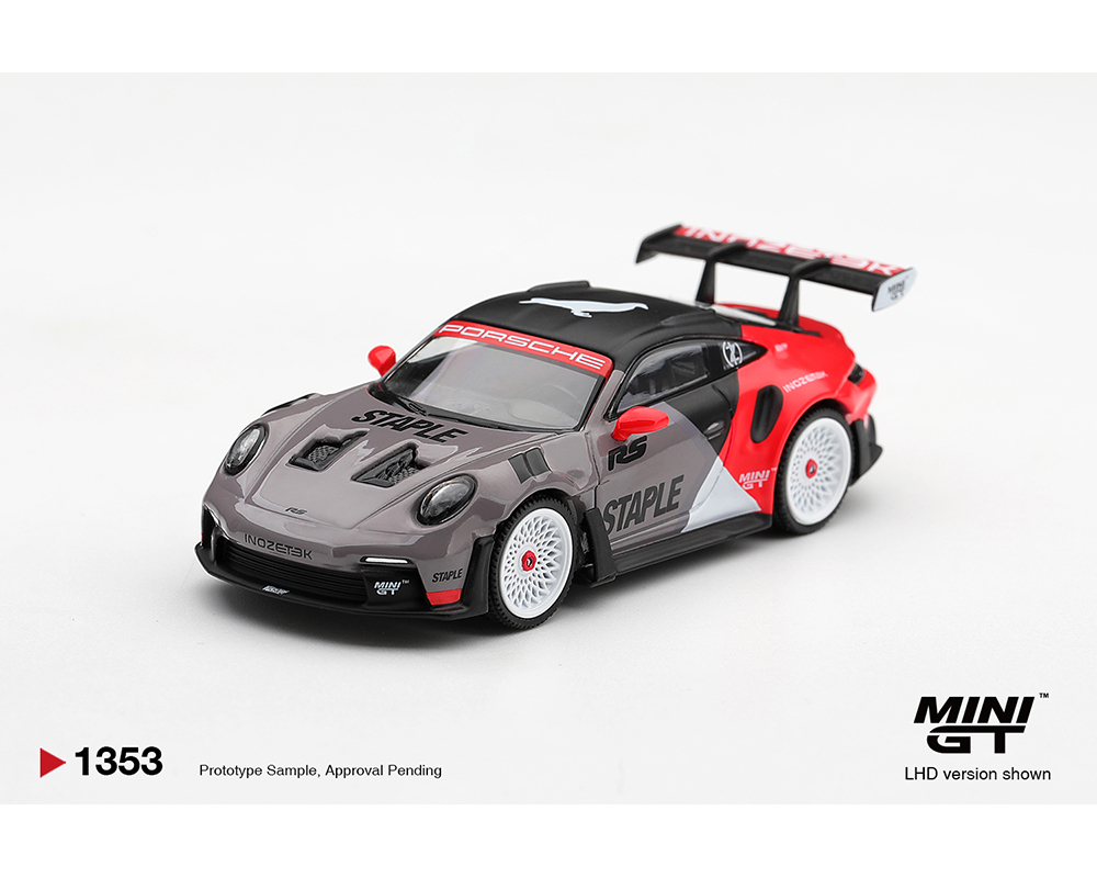 (Preorder) Mini GT 1:64 Porsche 911 GT3 RS STAPLE x INOZETEK - Limited Edition - Image 2