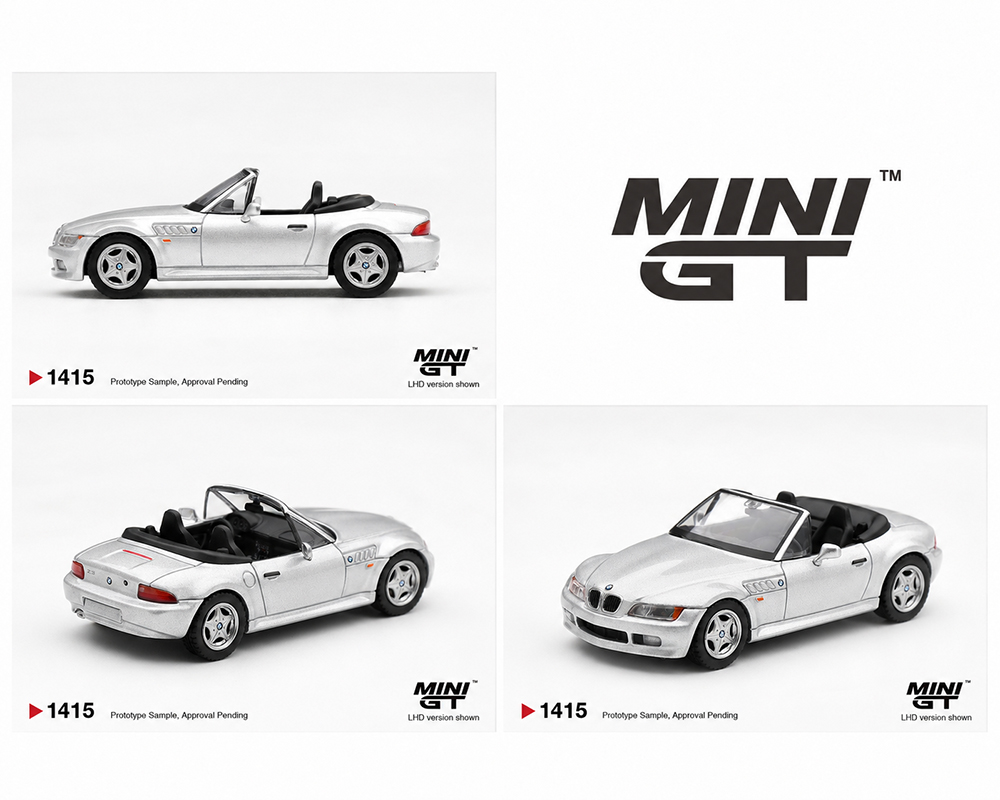 (Preorder) Mini GT 1:64 BMW Z3 Titanium Silver - Limited Edition
