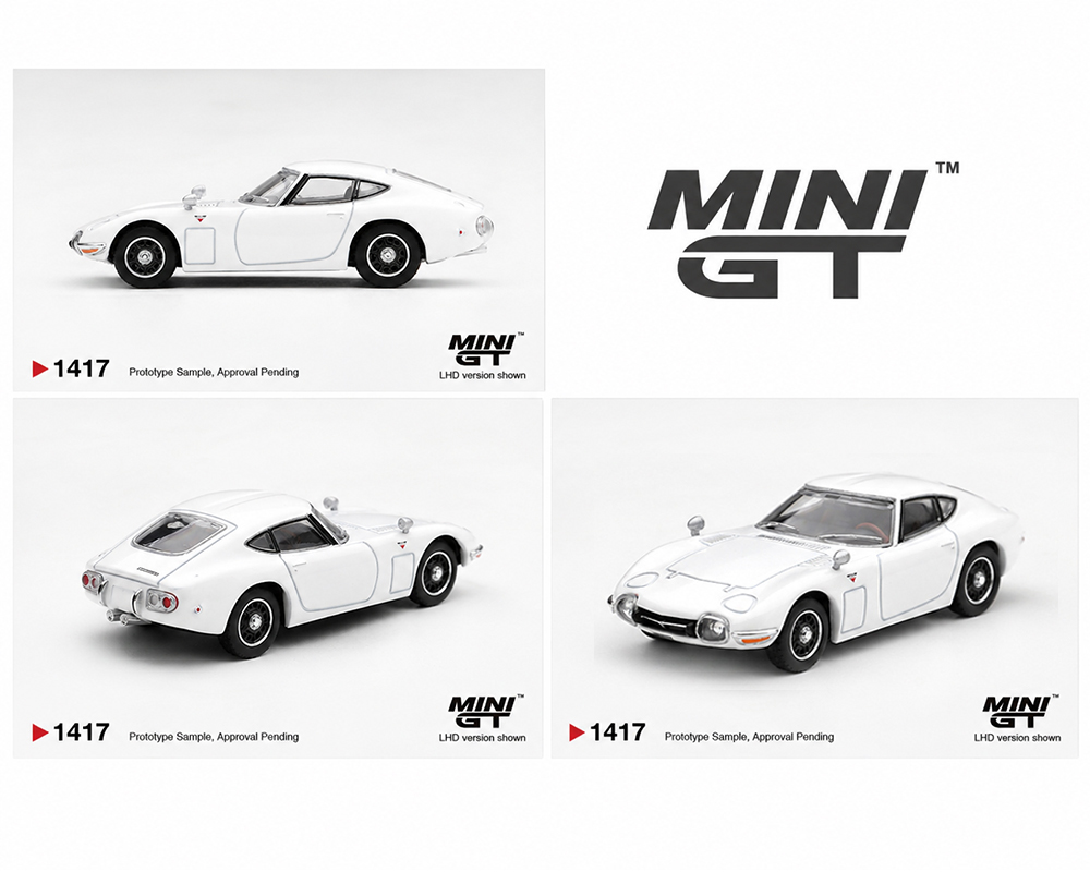 (Preorder) Mini GT 1:64 Toyota 2000GT Pegasus White - Limited Edition
