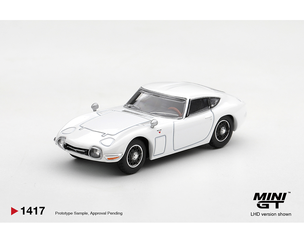 (Preorder) Mini GT 1:64 Toyota 2000GT Pegasus White - Limited Edition - Image 2