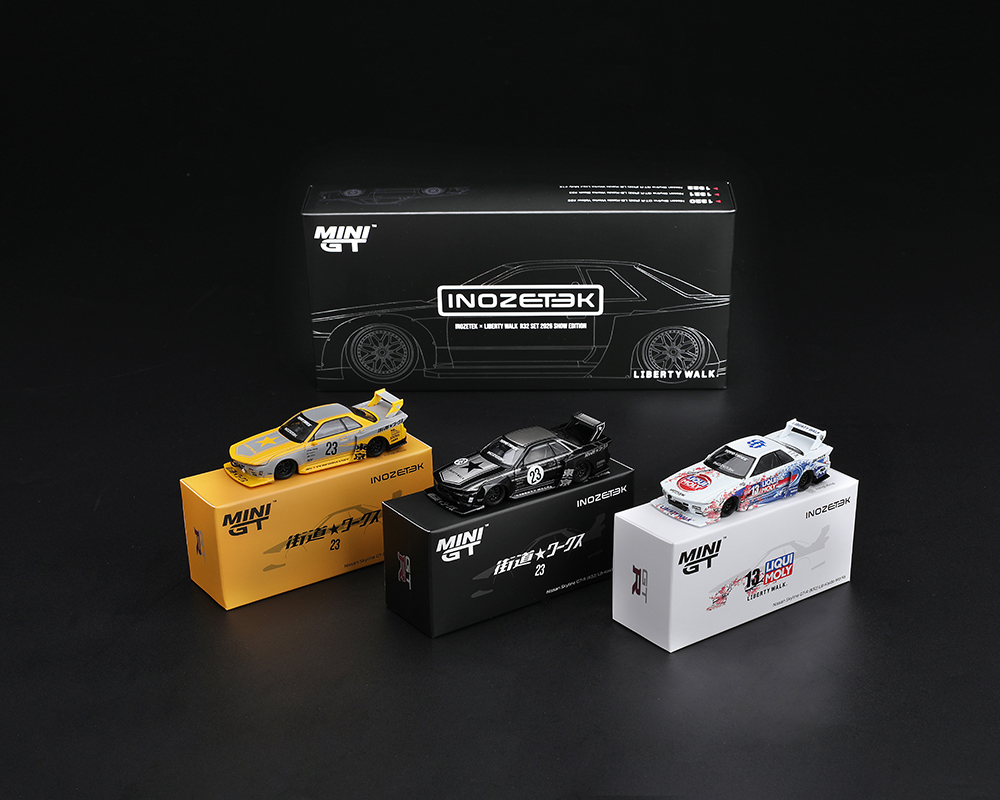 (Preorder) Mini GT 1:64 INOZETEK x Liberty Walk R32 Set 2026 Show Edition 3 Cars Set - Show Special Edition - Image 5
