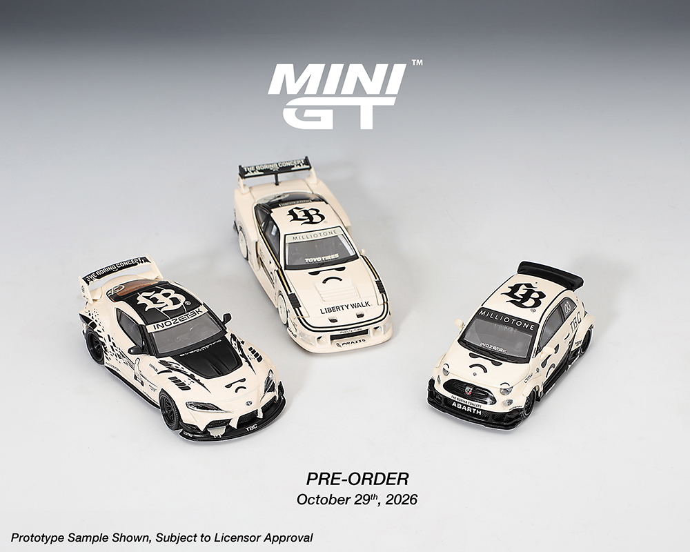 (Preorder) Mini GT 1:64 INOZETEK x TBC Set 2026 Show Edition 3 Cars Set - Show Special Edition